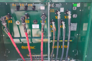 subestacion relación de transformación de 34.5 KV a 440/254V